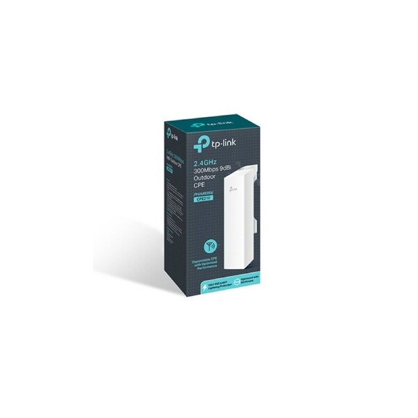 TP-Link CPE210 2.4GHz 300Mbps 9dBi Outdoor CPE Access Point 27dBm 5km Passive