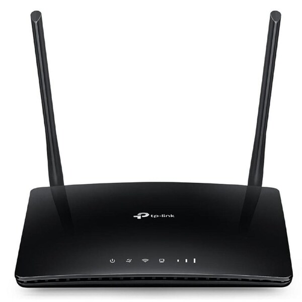 TP-Link TL-MR6400 N300 Wireless N 3G/4G LTE Router 2.4GHz (300Mbps) 802.11bgn 3x100Mbps LAN 1x 100Mbps 4G SIM Slot, Band5&Band28