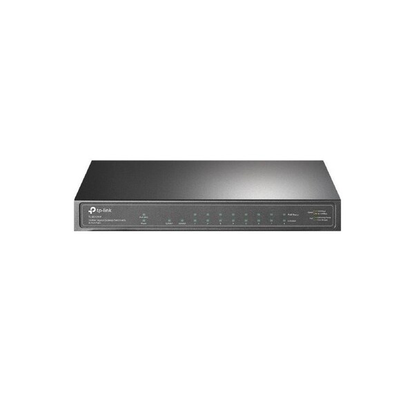 TP-Link TL-SG1210P 10-Port Gigabit Desktop Switch with 8-Port PoE+ IGMP Snooping 1 Gigabit SFP Slot, Fanless