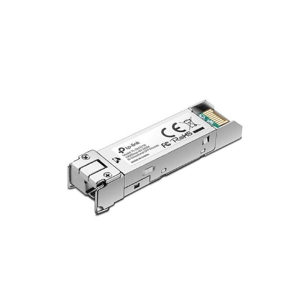 TP-Link 1000Base-BX WDM Bi-Directional SFP Module (TL-SM321B-2) TX: 1310nm, RX: 1550nm, Up To 2KM Transmission Distance, LC Simplex