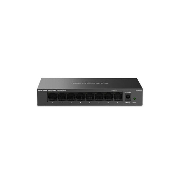 Mercusys MS108GS 8-Port Gigabit Desktop Switch, 8 10/100/1000 Mbps RJ45 port Supporting Auto-MDI/MDIX