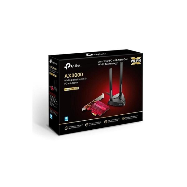 TP-Link Archer TX3000E AX3000 Wi-Fi 6 (802.11ax) Bluetooth 5.0 PCIe Adapter (WIFI6)