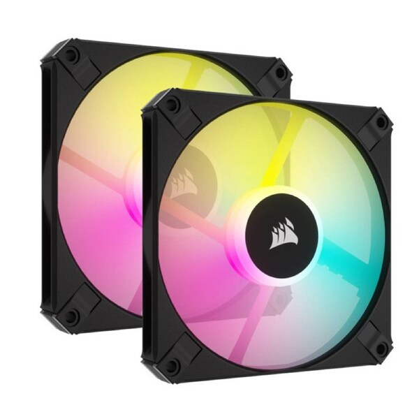CORSAIR AF SLIM Series, AF120 RGB SLIM ICUE, 120mmx15mm Fluid Dynamic Bearing