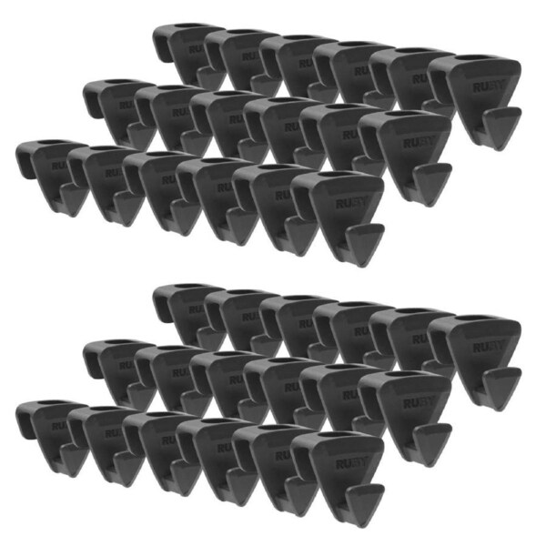 RUBY Space Triangles - 2 x 18 pack - The Clever Hanging Device That Saves You Wardrobe Space In Seconds