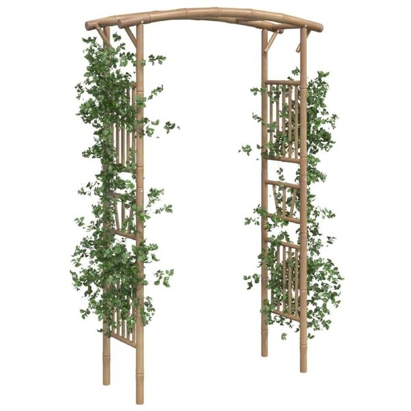 Outdoor Garden Decor Ornament Pathway Climbing Plants Bamboo Arch Wedding Gate