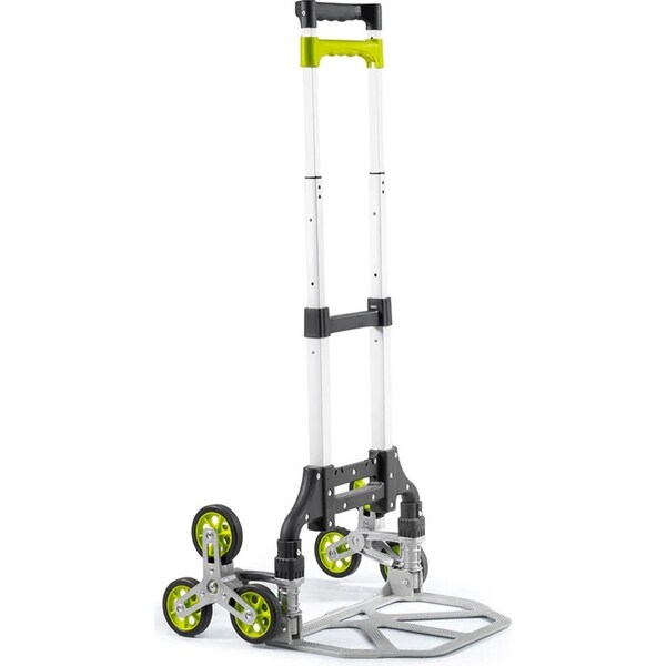 70kg Toplift Foldable Extendable Folding Stair Climber Hand Trolley Truck Cart