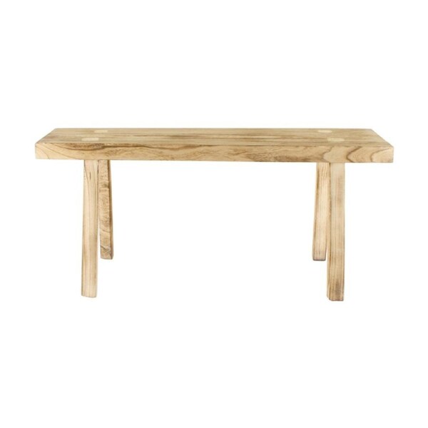 Maine & Crawford Sena 110x50cm Wood Console Bench Chair Seat Furniture Natural