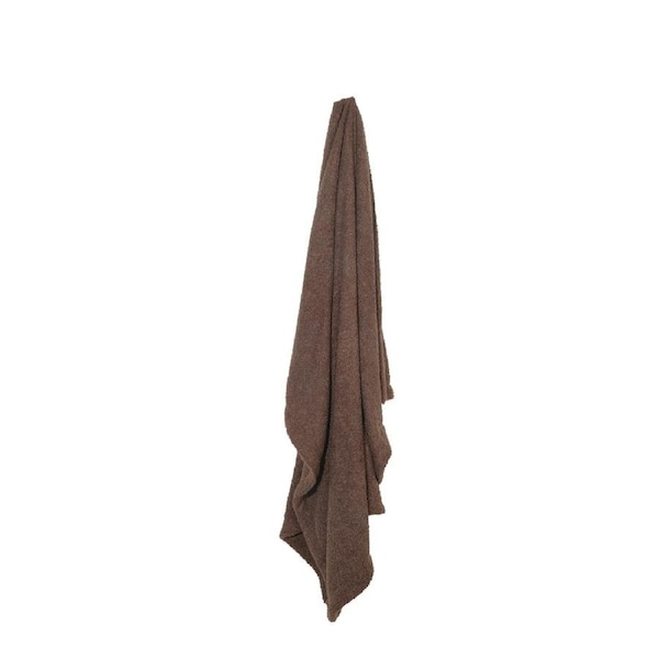Maine & Crawford Selena 160x120cm Boucle Blanket Throw Home/Sofa Bedding Coffee