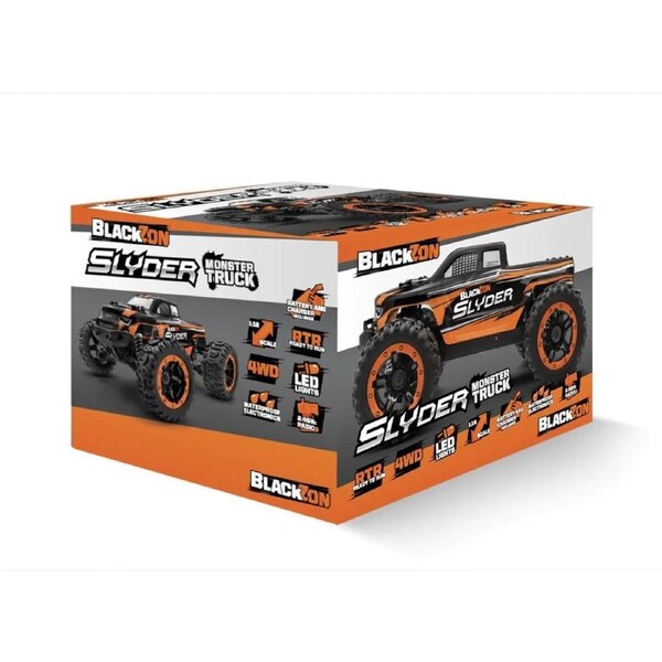 Blackzon 1/16 Slyder Mt 4Wd Electric Monster Truck - Orange