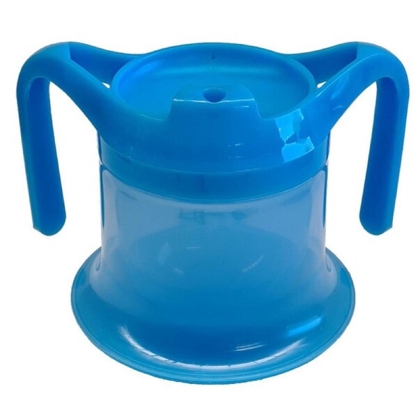 Anti-Spill Luminous Tumbler Cup w/ Handles & Spout
