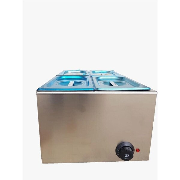 Commercial Electric Food Warmer Bain Marie Buffet Catering 13L (4 Container)