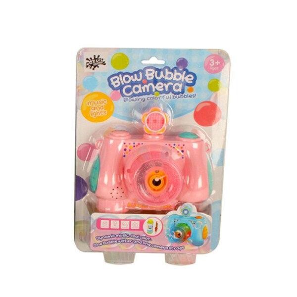 Toylife Deluxe Camera 26cm Bubble Blower Toy w/ Music & Lights Kids 3y+ Asst