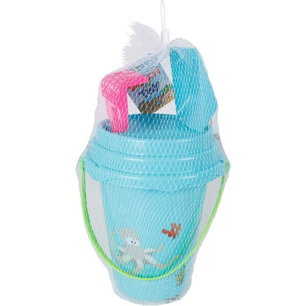 6pc Toylife 23cm Beach Bucket & Sifter w/ Accessory Kids/Children Outdoor Toy