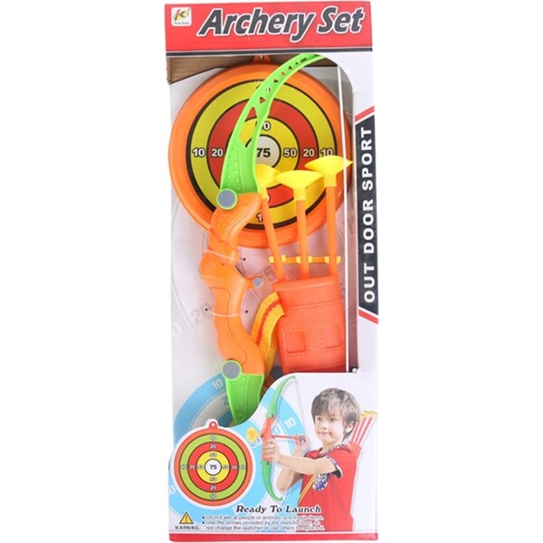 6pc Toylife 46cm Archery/Bow/Target/Bag Toy Set Outdoor Sport Play Kids/Children