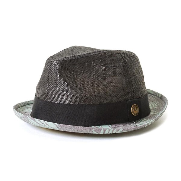 Goorin Bros. Mens Beach Club Fedora Trilby Hawaiian Hawaii - Black S