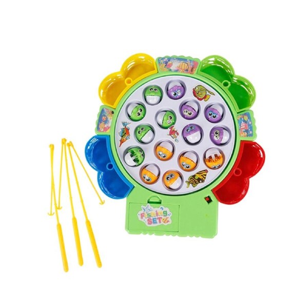 Toylife 33cm Fishing Game Set Kids/Children Fun Game Toy w/ Sound Assorted 3y+