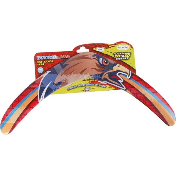 Toylife Full Colours Print 34cm Triangle Boomerang Outdoor Toy Teens/Family 14y+