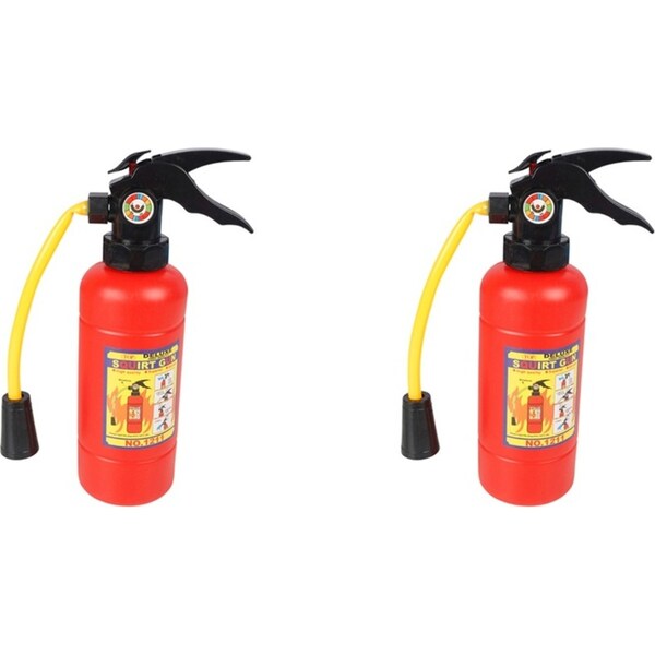 2x Toylife 35cm Fire Extinguisher Water Gun Blaster Kids/Children Outdoor Toy
