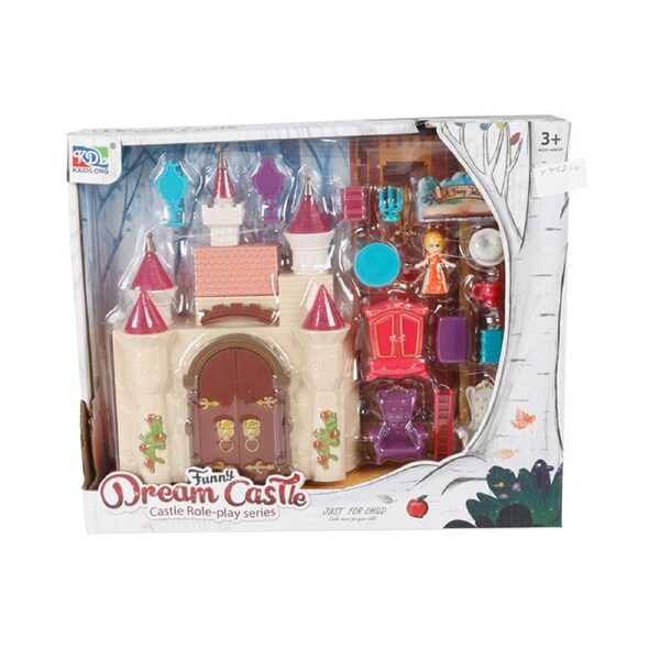 16pc Toylife Dream Castle Children Fun Play Role Playing Pretend Toy 3+ Assorted