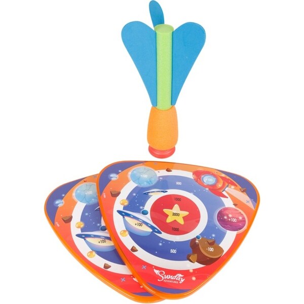 Toylife 26x25cm Foam Suction Dart w/ 2 Paddles Kids/Children Fun Play Toy 5y+