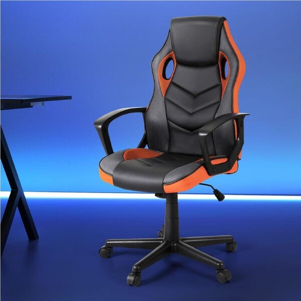 Artiss Gaming Office Chair Computer Racing Chairs High Back Orange