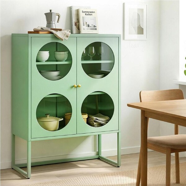 Artiss Buffet Sideboard Metal Cabinet - ELLA Green