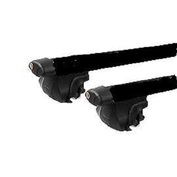 2xBLACK ROOF RACKS / CROSS BARS For Saab 9-3 wagon sport combi 2005-2015