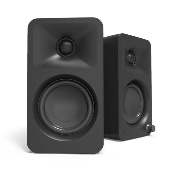 Kanto ORA 100W Powered Reference Desktop Computer Speakers with Bluetooth 5.0 Black