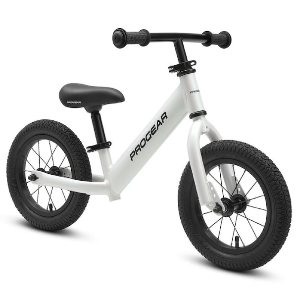 Progear DuraLite 12" Balance Bike in Pearl White