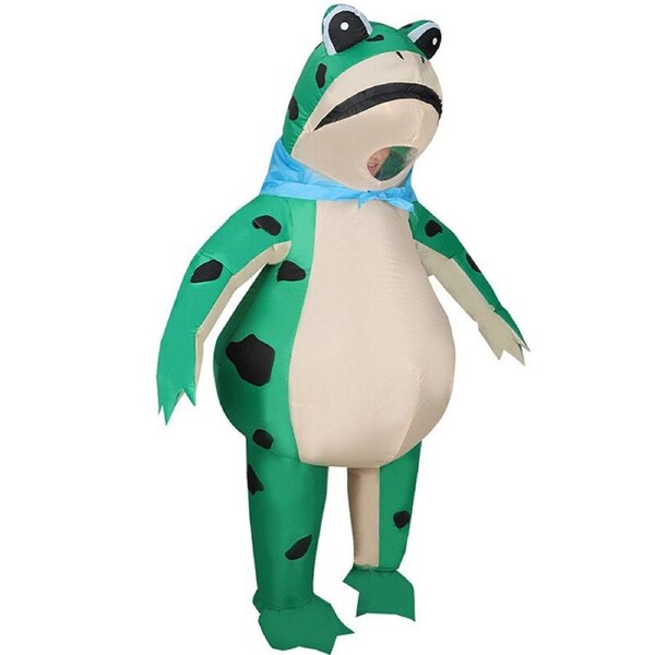 150-190cm Adult Inflatable Frog Costume- Party Dress up Halloween Anime Cosplay