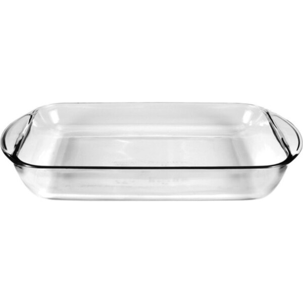 Anchor Hocking Fire King 33x22cm Rectangular Glass Baker Dish Oven Baking Clear