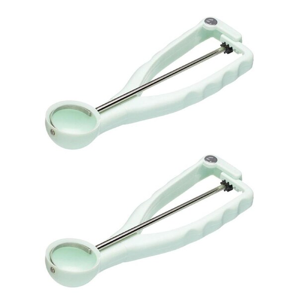 2x Mastercraft 26cm Plastic Cake Pop Scoop Potato Ball Maker Baking Tool Green
