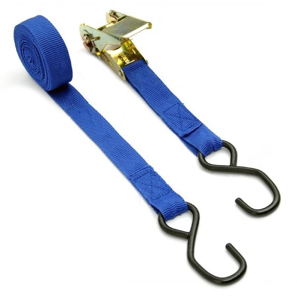 Ratchet Tie Down Strap Cargo Trailer Truck Roof Rack Motorbike 4.5m - 4pcs