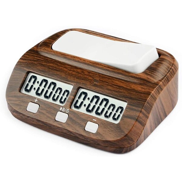 Leap Chess Clock Digital Timer Wood