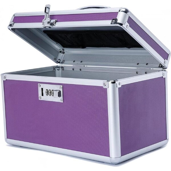 Locking Medication Box Portable Storage Case