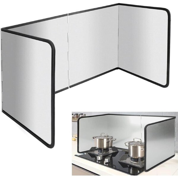 Splatter Shield Kitchen Protector 40cm Height