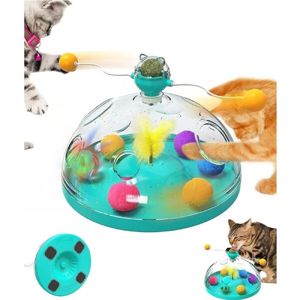 4-in-1 Cat Toy Indoor Stimulation