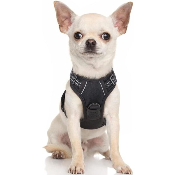 Dog Harness No Pull Pet XS Black