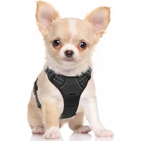 Dog Harness No-Pull Pet Vest Reflective Oxford