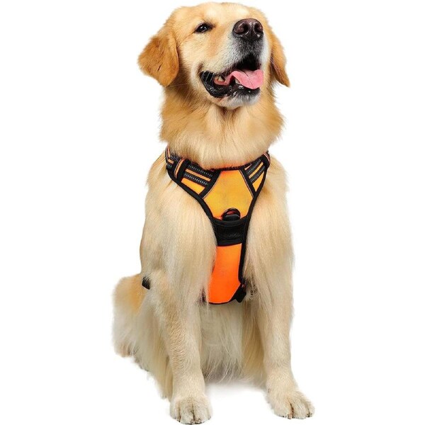 No Pull Dog Harness Orange L Size