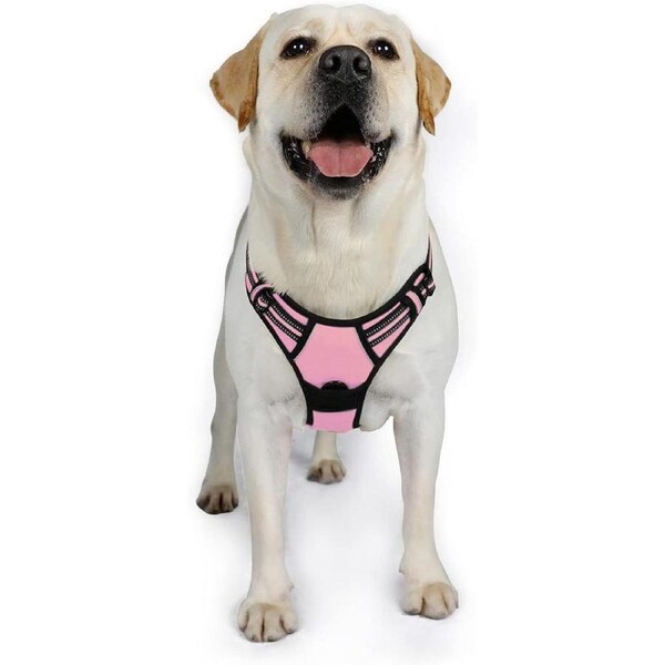 Dog Harness No Pull Pet Harness XL Pink