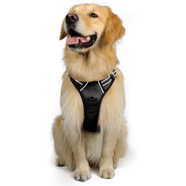 Dog Harness No-Pull Pet Harness XL Black