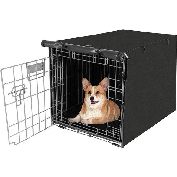 Dog Crate Cover fits from 61 cm to 122 cm, Polyester Pet Kennel