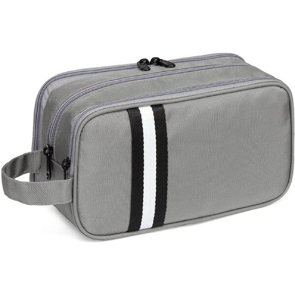 Large Toiletry Bag Waterproof Travel Kit, Grey