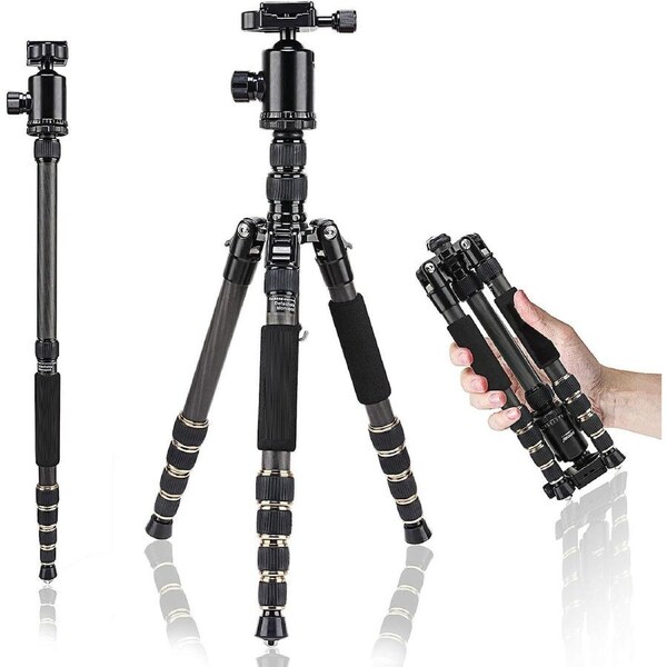 Carbon Fiber Tripod Ball Head Canon Sony