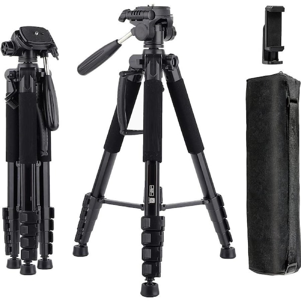Camera Tripod Stand, Aluminum 190cm DSLR SLR