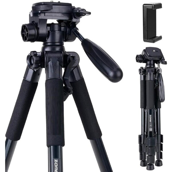 Compact Camera Tripod Stand DSLR Canon Nikon Sony, Black