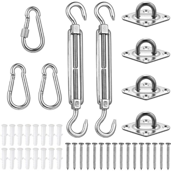 41 pack Stainless Steel Shade Sail Kit