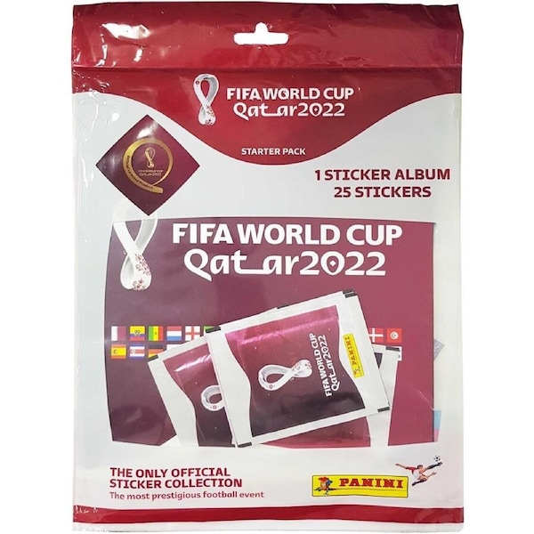Panini 2022 FIFA World Cup Soccer Football Qatar Sticker Starter Pack