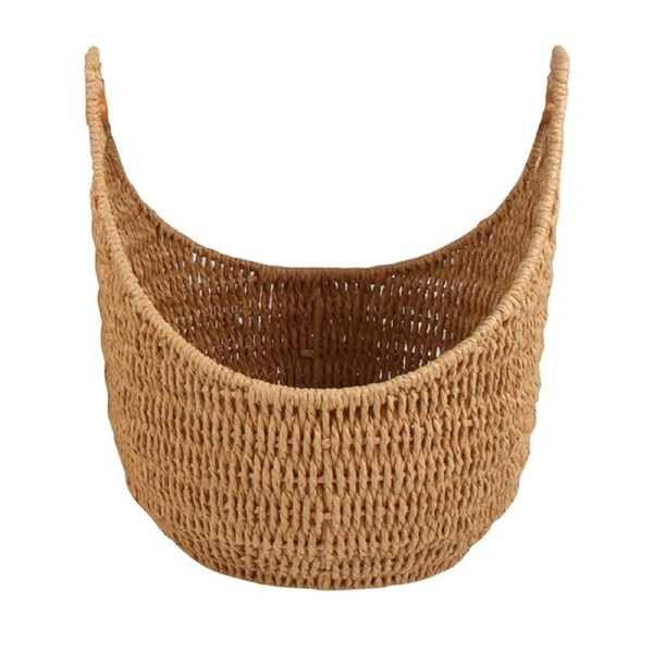 Maine & Crawford Hazel 43cm Storage Basket w/ Wood Handle Large Natural